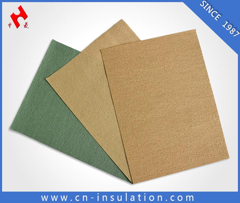 Electrical insulation crepe paper